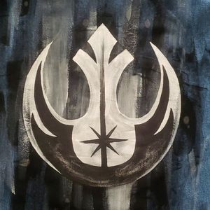 Handpainted Star Wars VINTAGE Ralph Lauren mens S denim shirt